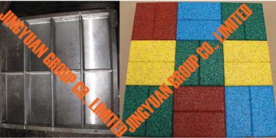 Brick Shape Rubber Paver Mould