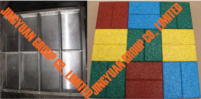 Brick Shape Rubber Paver Mould