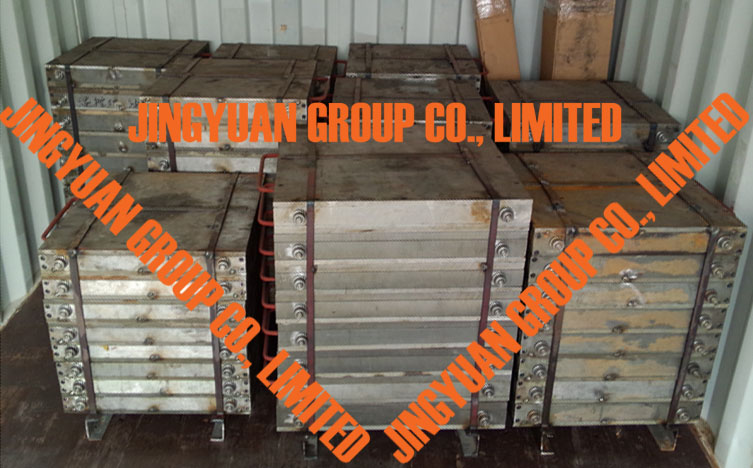 Rubber Floor Molding Molds Loaded in Container Before Shipment