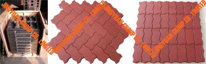 Toothed(zigzag) Rubber Paver Molds